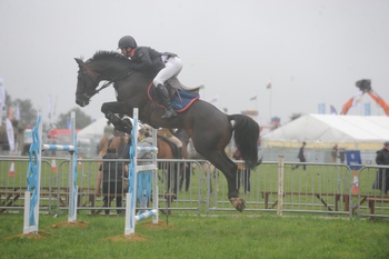 Mark Edwards claims the British Horse Feeds Speedi-Beet HOYS Grade C Qualifier at Pembrokeshire County Show 